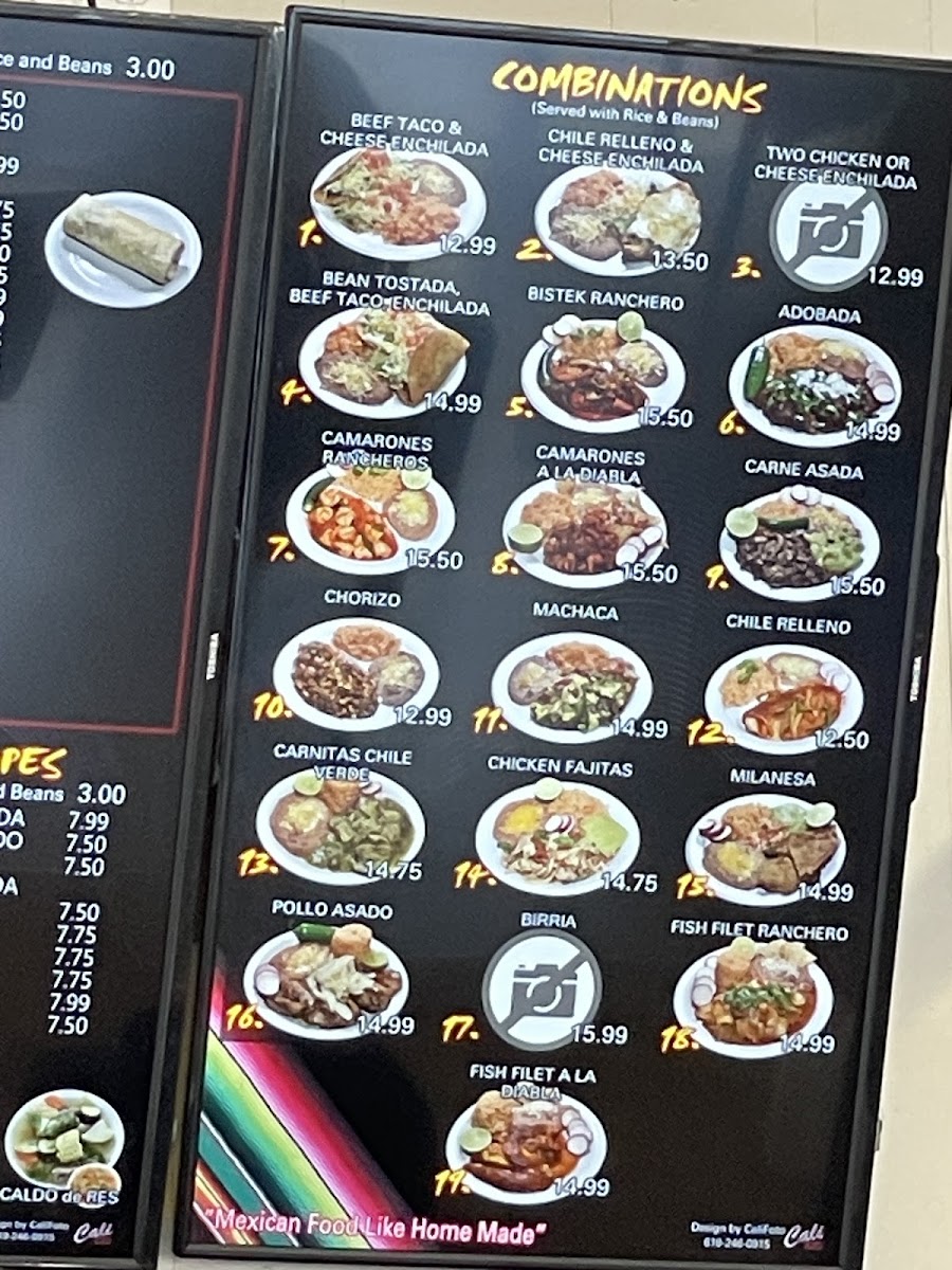 La Mesita Mexican Food Menu - Image 4