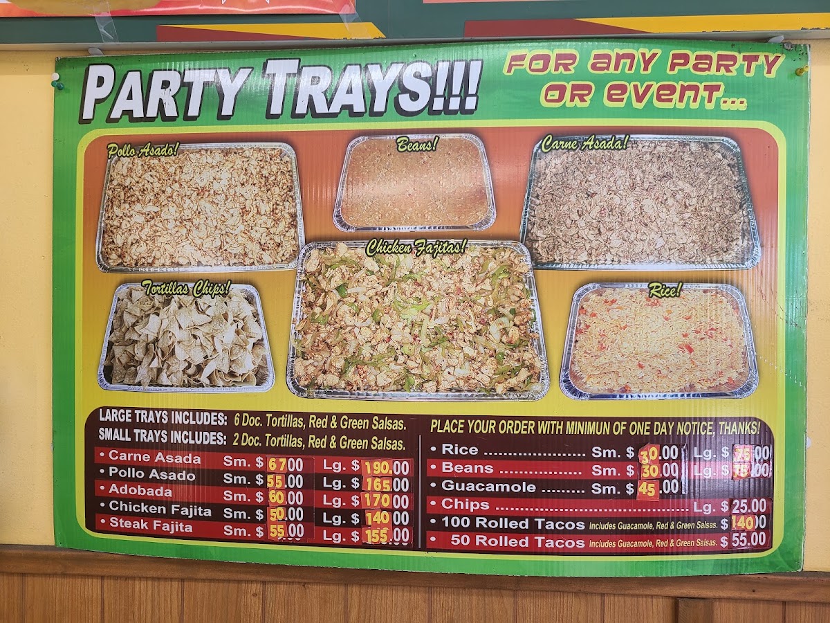 La Mesita Mexican Food Menu - Image 6